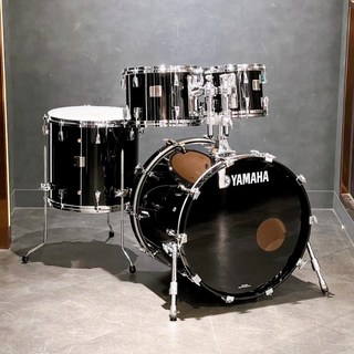 YAMAHA 【USED】 Maple Custom Absolute Nouveau 4pc Set [22BD，10TT，12TT，16TT / Solid Black][Made In Japan]