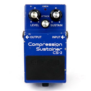 BOSS 【中古】コンプレッサー エフェクター BOSS CS-2 Compression Sustainer Made in Japan ギターエフェクター