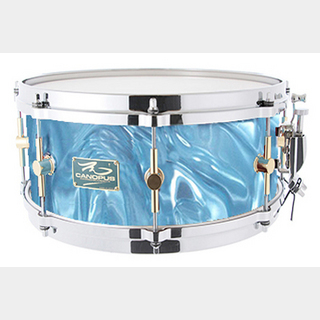 canopusThe Maple 6.5x13 Snare Drum Aqua Satin