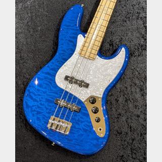 Fender FSR Made in Japan Hybrid II Jazz Bass, Maple Fingerboard, Sapphire Blue Transparent