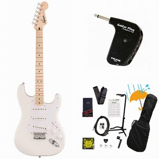 Squier by FenderSonic Stratocaster HT Maple FB WH PG Arctic White GP-1アンプ付属エレキギター初心者セットR【WEBSHOP】