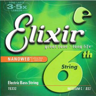 ElixirNANOWEB #15332 Medium .032 6-Strings Long Scale 【池袋店】