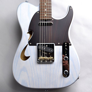 T's Guitars DTL-Classic22 Hollow Rose Neck Trancewhitematt S/N:032718