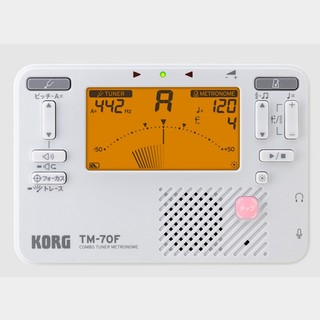 KORG COMBO TUNER METRONOME TM-70F WHITE【チューナーメトロノーム】