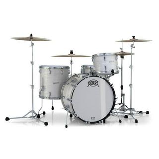 PearlPearl President Series Phenolic 3pc Drum Kit Pearl White Oyster 75th Anniversary Edition
