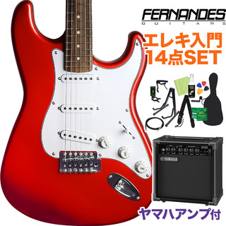 FERNANDESLE-1Z 3S/L CAR エレキギター 初心者14点セット 【ヤマハアンプ付き】