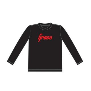 Greco Greco グレコ Long Sleeve Classic Logo T-Shirt, Extra Extra Large メンズ Tシャツ XXLサイズ Black