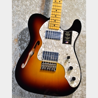 Fender American Vintage II 1972 Telecaster Thinline 3-Color Sunburst #V10493【軽量3.11kg!/チョイ傷特価】