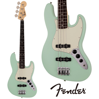 FenderMade in Japan Junior Collection Jazz Bass - Satin Surf Green / Rosewood -【ローン金利0%!!】