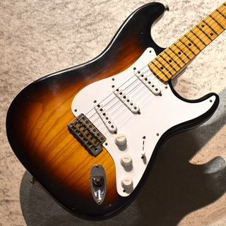 Fender Custom Shop Limited Edition 70th Anniversary 1954 Stratocaster Journeyman Relic Wide Fade 2-Color Sunburst #4992