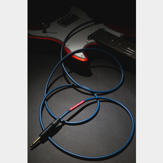 KAMINARI Electric Guitar Cable K-GC3SS 3m SS 藍 -AI-【渋谷店】