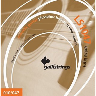 Galli StringsLS1047 Extra Light エクストラライトゲージ・アコースティック弦 イタリア製 【福岡パルコ店】