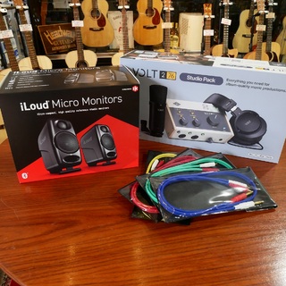 Universal AudioVOLT276 Studio Pack & IK Multimedia iLoud Micro Monitor 【コンパクト自宅レコーティングセット】