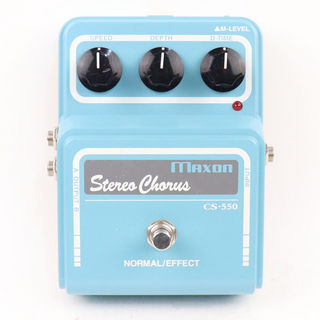 Maxon 【中古】コーラス エフェクター MAXON マクソン CS-550 Stereo Chorus ギターエフェクター