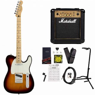 Fender Player Series Telecaster 3 Color Sunburst Maple MarshallMG10アンプ付属エレキギター初心者セット