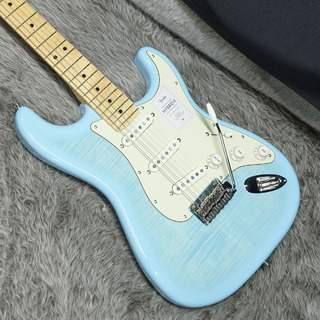 Fender2024 Collection Made in Japan Hybrid II Stratocaster MN Flame Celeste Blue