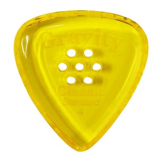 Gravity Guitar PicksClassic -Standard Multi-Hole- GCLS4PM 4.0mm Yellow ギターピック