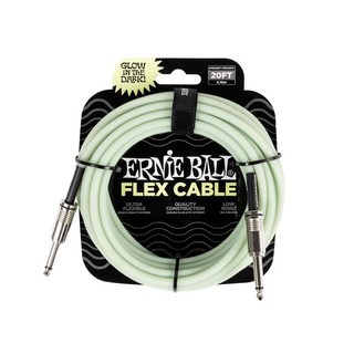 ERNIE BALL Flex Cable 20ft S/S (Glow In Dark) [#6437]