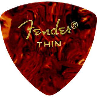 Fender346 PICK 12 THIN ピック 12枚セット おにぎり型 シン ベッコウ柄