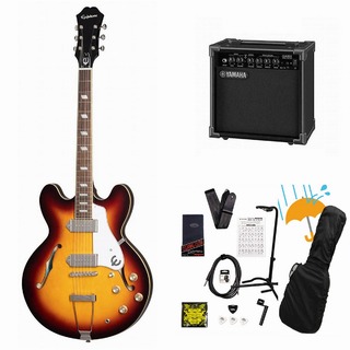 Epiphone Casino Vintage Sunburst カジノ YAMAHA GA15IIアンプ付属初心者セットR【WEBSHOP】