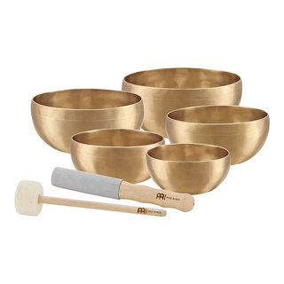 MEINL Sonic Energy 5-piece Universal Series Singing Bowl Set, 400/500/600/700/750g [SB-U-2950]
