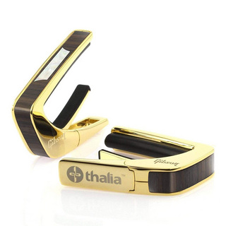 Thalia Capo Gibson License Model / Trapezoid Indian Rosewood / 24K Gold 1690【高品質なカポタスト】