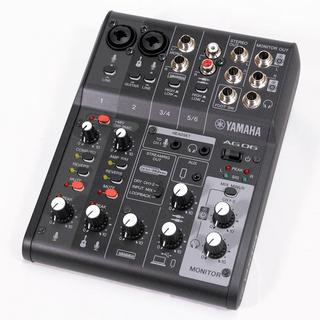 ヤマハ ミキシングコントロール　YAMAHA AG06 箱付き　usb YAMAHA AG06MK2 W(ヤマハ)(USBミキサー)(配信用インターフェース