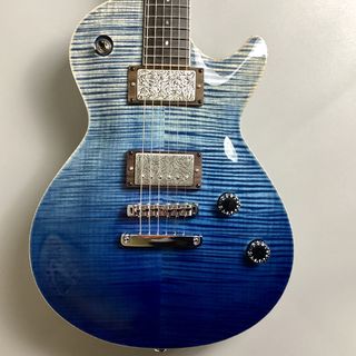 T's Guitars Arc-Singlecut FM LUX Trans Blue Denim Faded