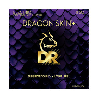 DR DRAGON SKIN＋ DEQ-11 11-50 コーティング弦 エレキギター弦