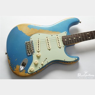 Fender Custom Shop MBS 1961 Stratocaster Super Heavy Relic Masterbuilt by Yuriy Shishkov - Aged Lake Placid Blue