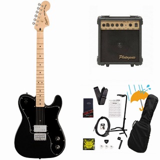 Squier by Fender Paranormal Esquire Deluxe Maple Fingerboard Black Pickguard Metallic Black  PG-10アンプ付属エレキギ