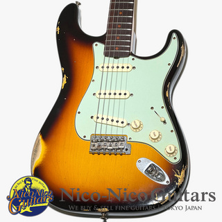 Fender Custom Shop 2018 1962 Stratocaster Relic (Faded 3Tone Sunburst)