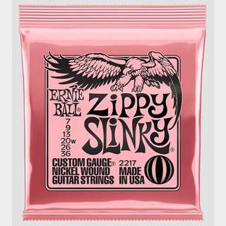 ERNIE BALL #2217 ZIPPY SLINKY Nickel Wound Electric Guitar Strings 07-36【心斎橋店】
