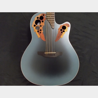 Ovation CE44  Reverse Blue Burst