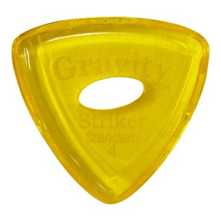 Gravity Guitar PicksStriker -Standard Elipse Grip Hole- GSRS4PE 4.0mm Yellow ギターピック