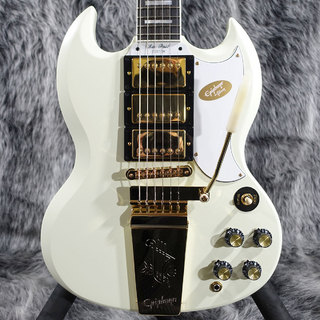 Epiphone 1963 Les Paul SG Custom With Maestro Vibrola Classic White