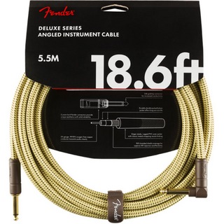 Fender フェンダー Deluxe Series Instrument Cables SL 18.6' Tweed ギターケーブル