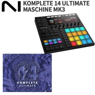 NATIVE INSTRUMENTS MASCHINE MK3 + KOMPLETE 14 ULTIMATE MIDIコントローラー