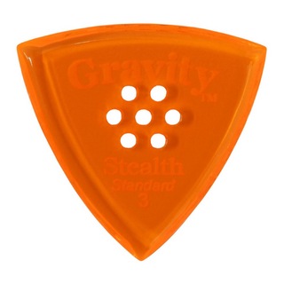 Gravity Guitar PicksStealth -Standard Multi-Hole- GSSS3PM 3.0mm Orange ギターピック