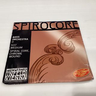 THOMASTIK CB2D-S37 コントラバス弦 SPIROCORE 4/4用 D線 【バラ弦1本】