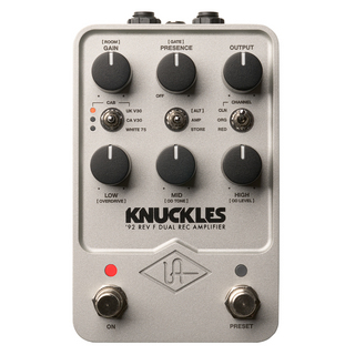 Universal Audio UAFX Knuckles '92 Rev F Dual Rec Amplifier 【1992年製Rev Fのサウンドを再現】