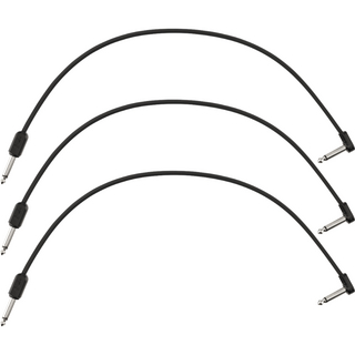 Fenderフェンダー Blockchain 16インチ Patch Cable 3-Pack Straight/Angled パッチケーブル 3本セット