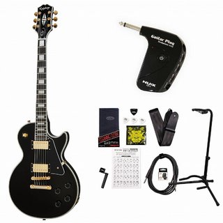 EpiphoneInspired by Gibson Les Paul Custom Ebony エピフォン エレキギター レスポール カスタム GP-1アンプ付属
