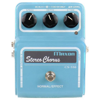 Maxon 【中古】コーラス エフェクター MAXON マクソン CS-550 Stereo Chorus ギターエフェクター