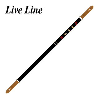 LIVE LINE YUS34B-8 カニ&さかな ウクレレストラップ/レザーエンド