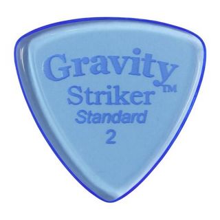 Gravity Guitar Picks GSRS2P GSRS2P Striker - Standard -［2.0mm, Blue］