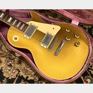 Gibson Custom Shop True Historic 1957 Les Paul Gold Top Reissue Tom Murphy Aged Vintage Antique Gold 2016年製【3.87kg】