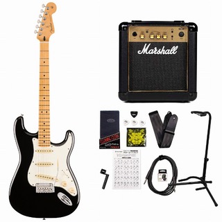 Fender Player II Stratocaster Maple Fingerboard Black フェンダー MarshallMG10アンプ付属エレキギター初心者セ