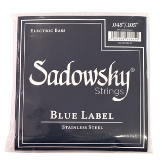 SadowskySBS45 Blue ブルーラベル ステンレススチール エレキベース弦×5セット