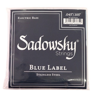 Sadowsky SBS45 Blue ブルーラベル ステンレススチール エレキベース弦×3セット